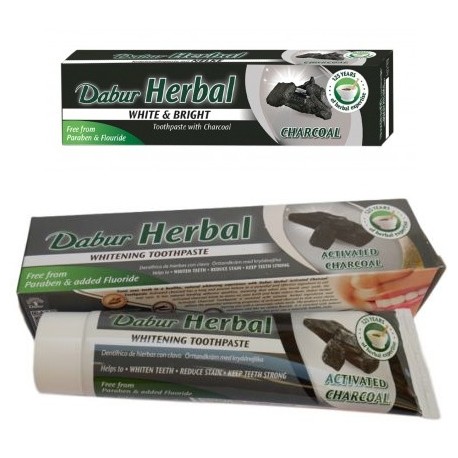 Dentifrice blanchissant au charbon végétal (100 ml)