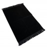 TAPIS LUXE UNICOLORE - NOIR