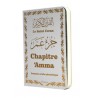 Chapitre Amma français-arabe-phonétique - Couverture blanche dorée