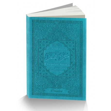 Chapitre Amma français-arabe-phonétique - Couverture bleue