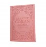 CORAN - ARC-EN-CIEL - ARABE-FRANÇAIS-PHONÉTIQUE - ROSE COUVERTURE DAIM