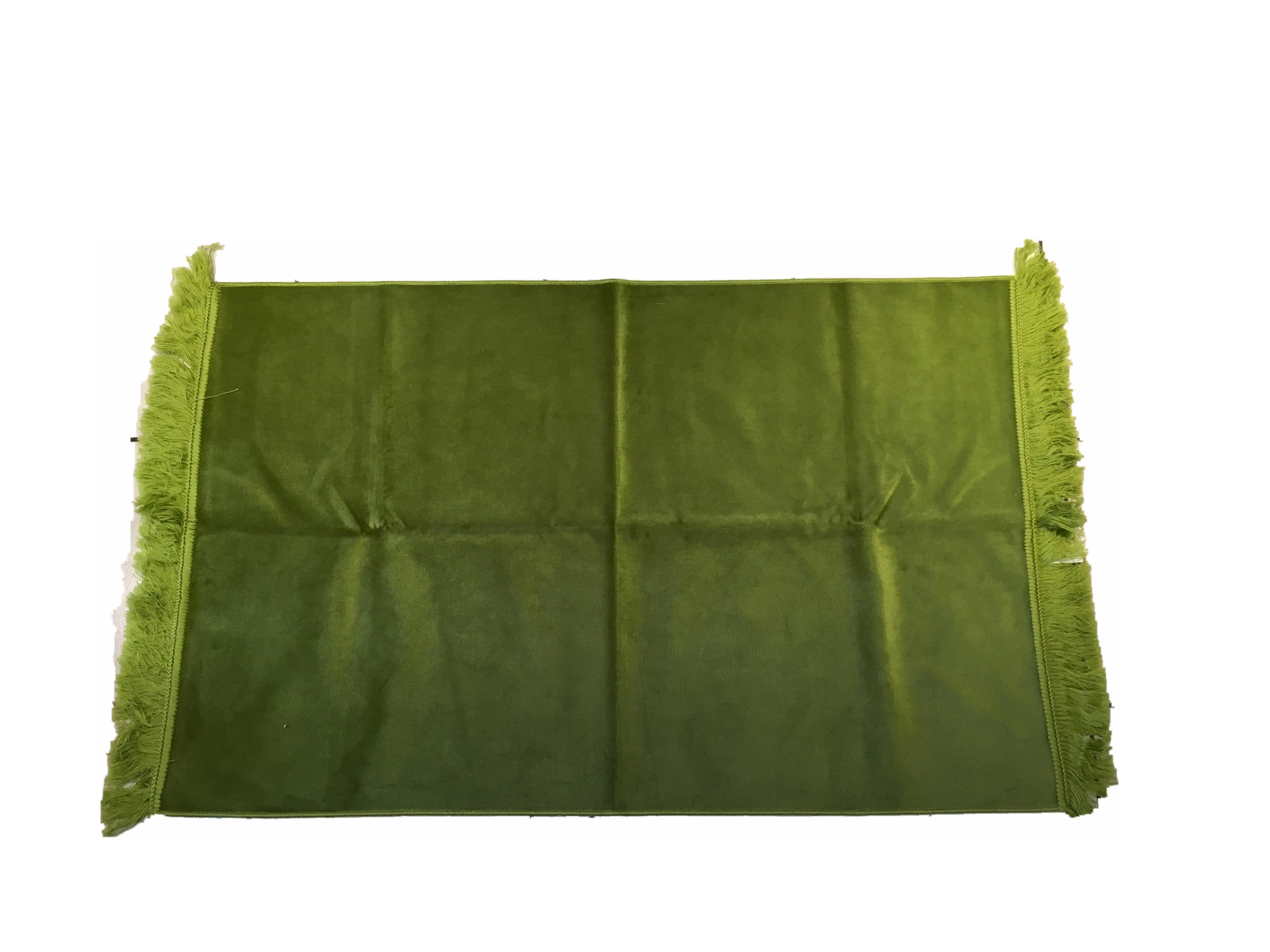 TAPIS LUXE UNICOLORE - VERT