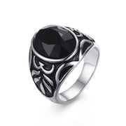 BAGUE HOMME - PIERRE NOIR ONYX