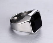 BAGUE HOMME - PIERRE NOIR ONYX
