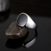 BAGUE HOMME - PIERRE NOIR ONYX