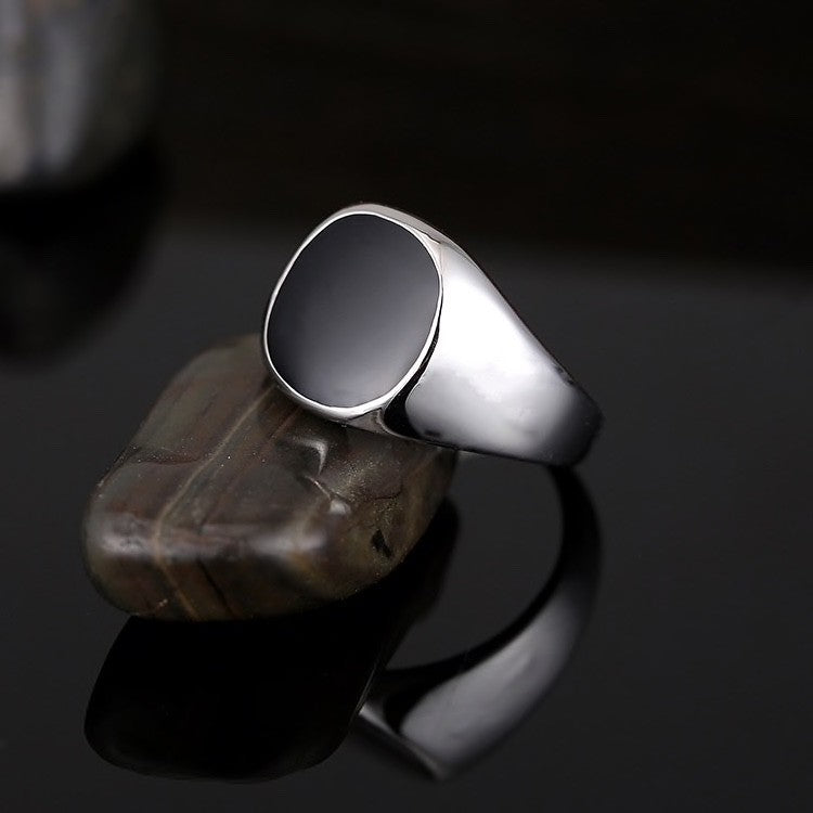 BAGUE HOMME - PIERRE NOIR ONYX