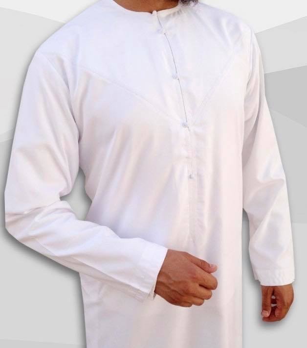 QAMIS EMIRATI BLANC