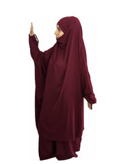 JILBEB 2 PIECES JUPE - BORDEAU