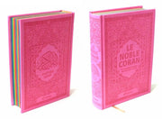LE NOBLE CORAN RAINBOW - ARABE / FRANÇAIS - ROSE FUSHIA