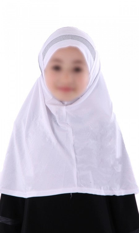 HIJAB FILLE - BLANC