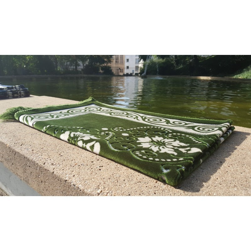 TAPIS DE PRIERE - LUXE MOTIF - VERT