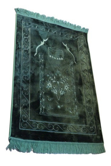 TAPIS DE PRIERE ÉPAIS - LUXE VERT