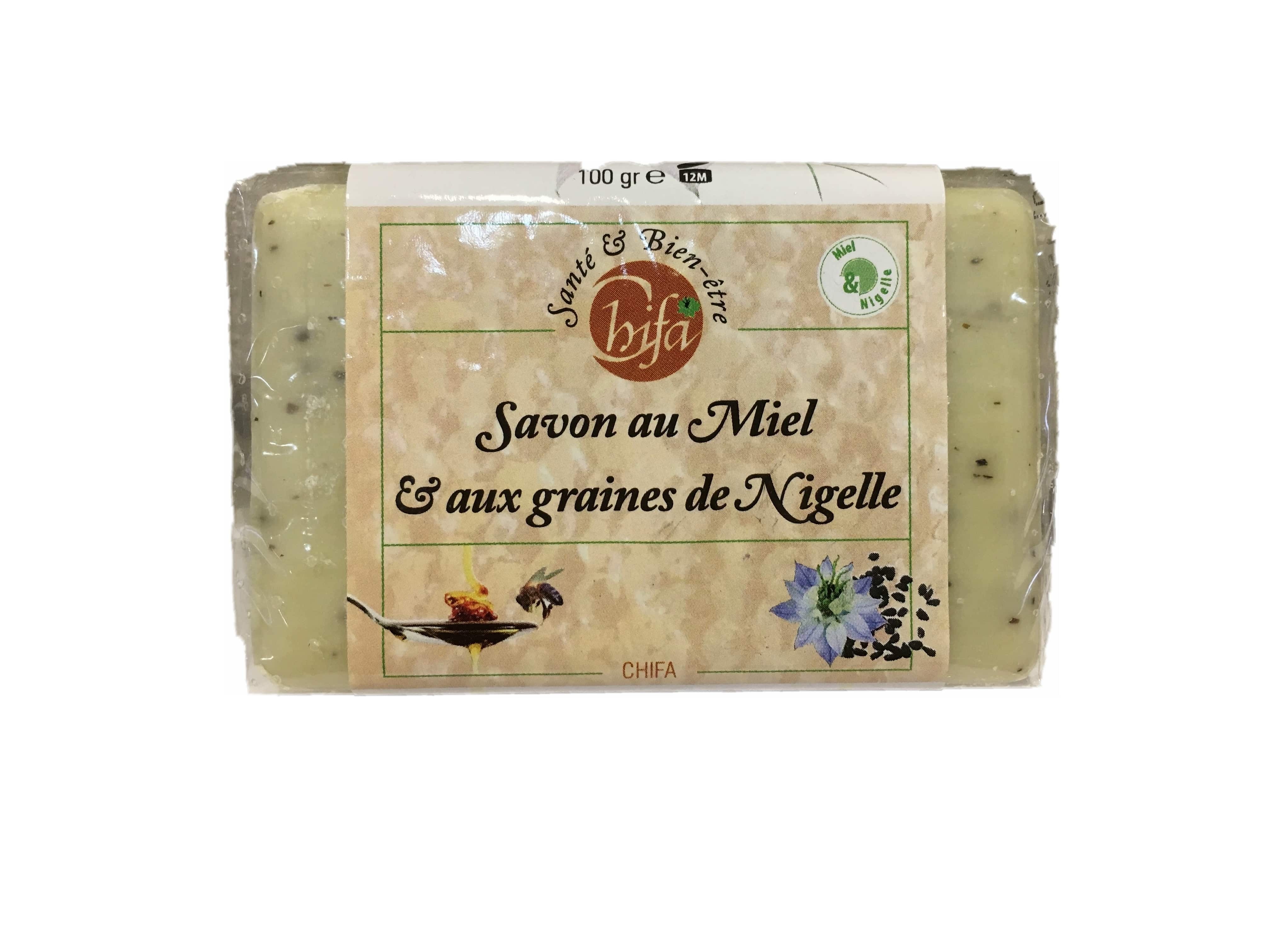 SAVON AU MIEL & AUX GRAINES DE NIGELLE - CHIFA