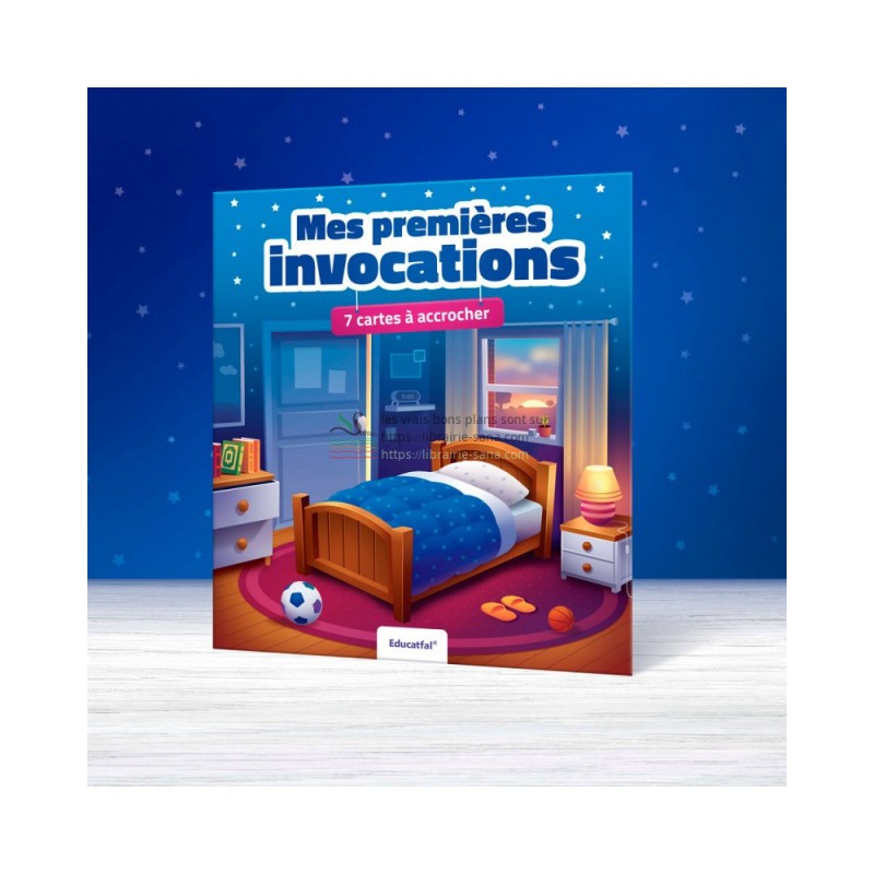 Mes Premières Invocations - 7 Cartes À Accrocher (Arabe-Français) - Educatfal