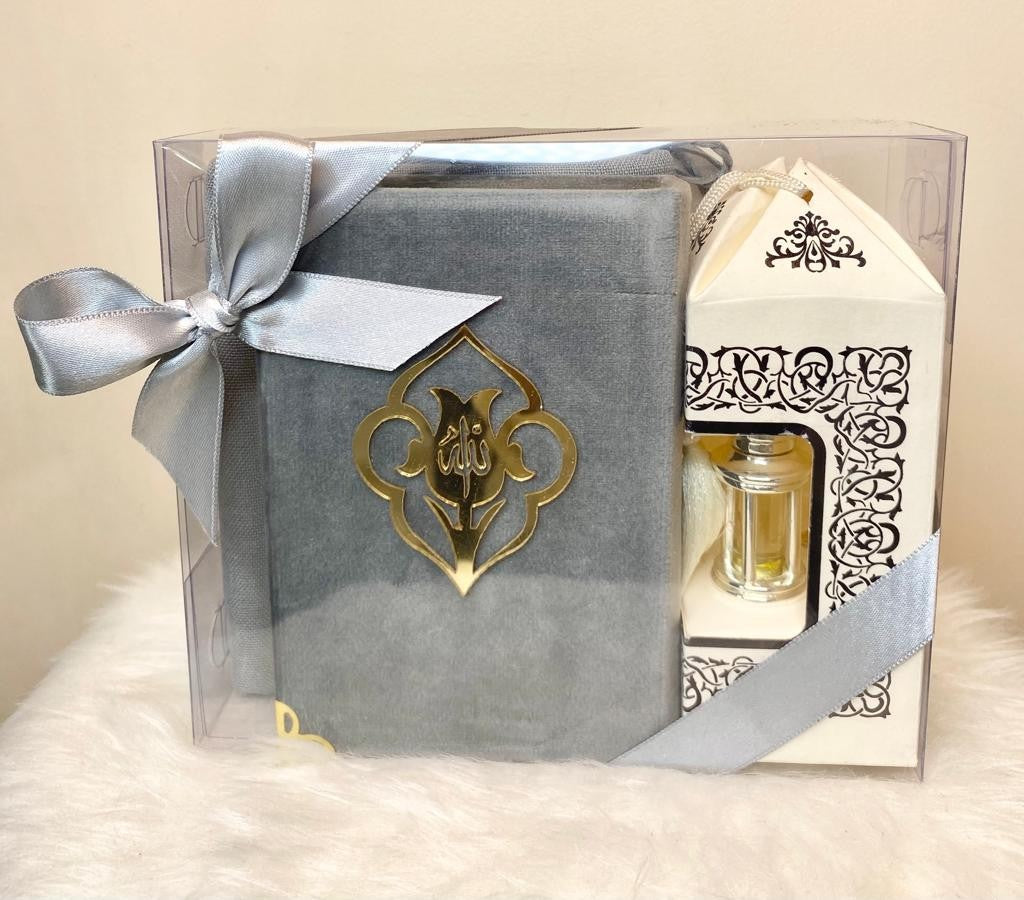PACK CORAN LUXE  + HIJAB + MUSC MECQUE