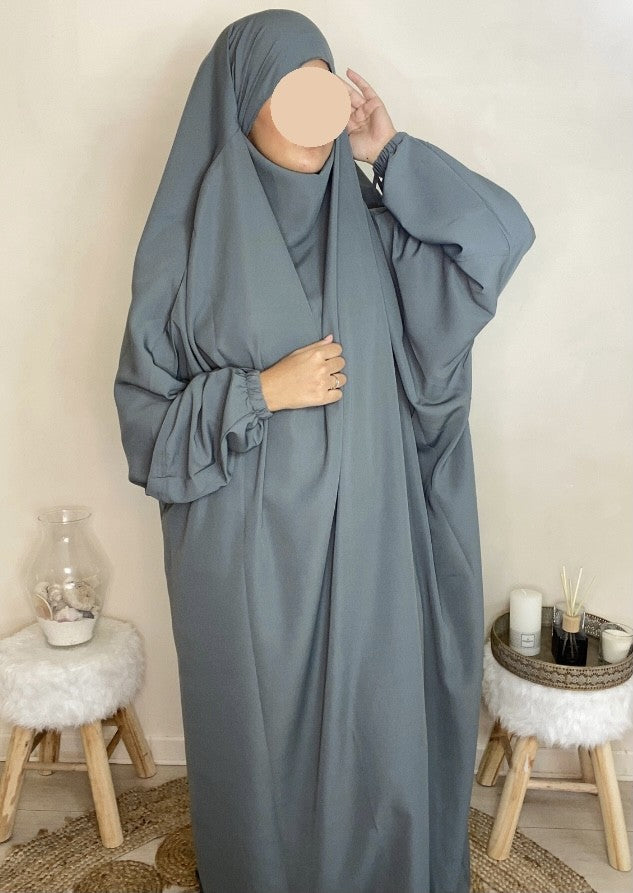 JILBEB 1 PIECE - GRIS BLEUTE