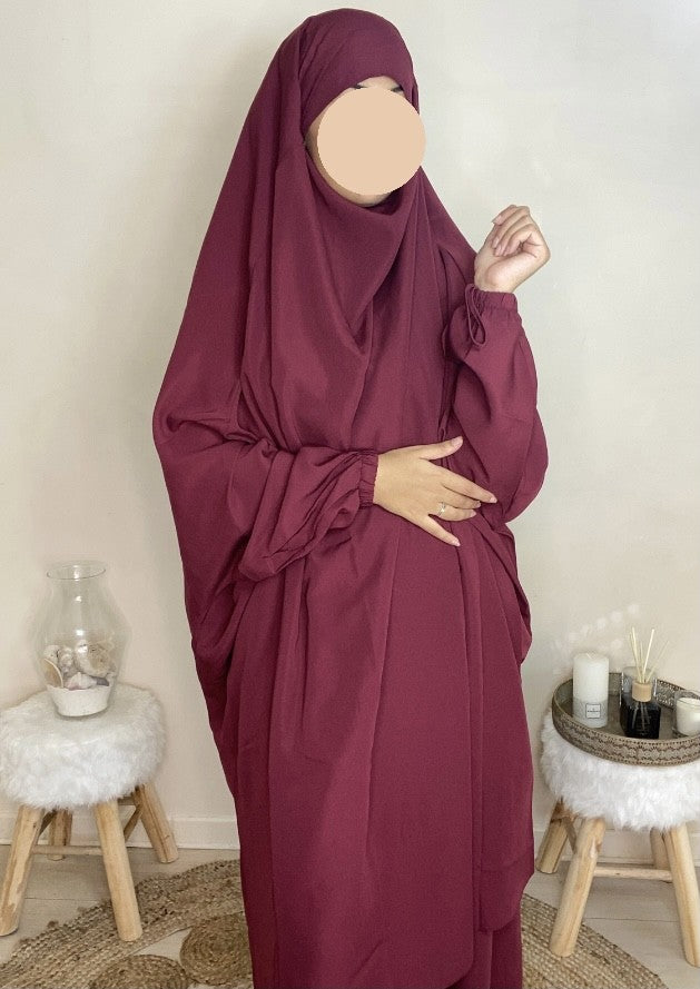 JILBEB 2 PIECES JUPE - BORDEAU