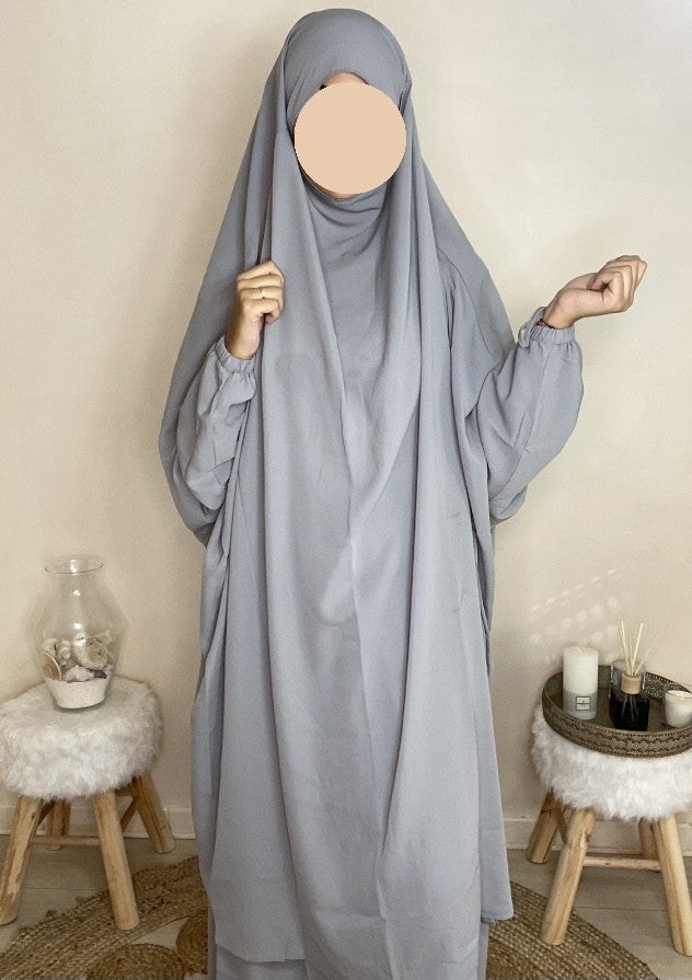 JILBEB 2 PIECES JUPE - GRIS BLEUTÉ