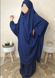 JILBEB 2 PIECES JUPE -  BLEU NUIT