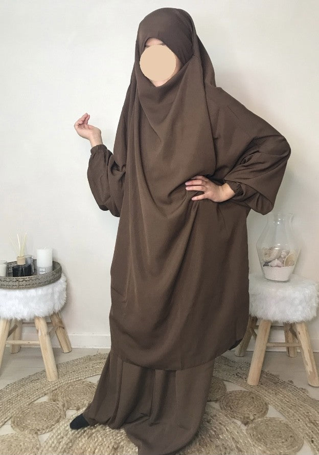 JILBEB 2 PIECES JUPE - TAUPE