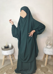 JILBEB 2 PIECES JUPE - VERT BOUTEILLE