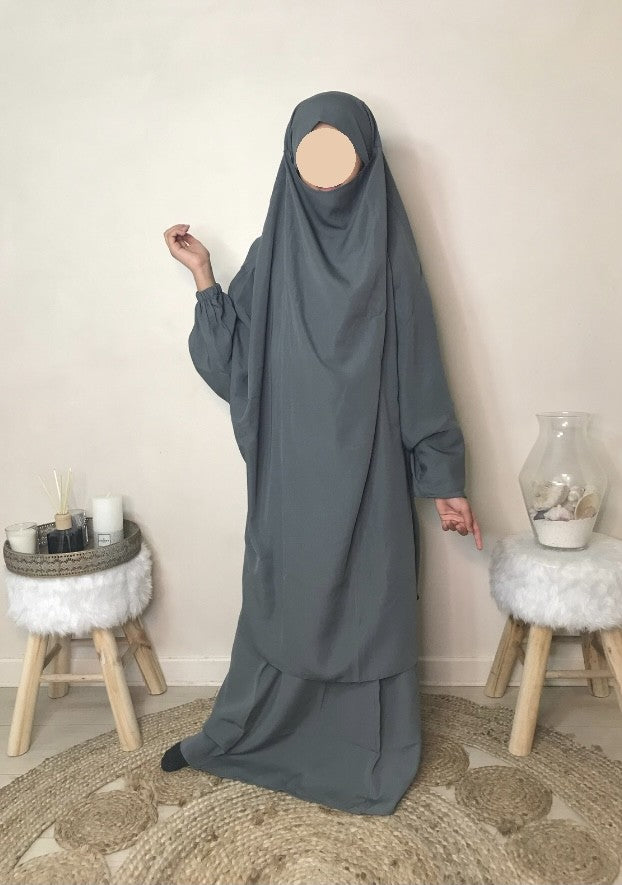 JILBEB 2 PIECES JUPE - MARRON