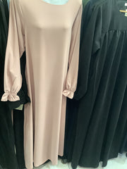 Robe manche élastique