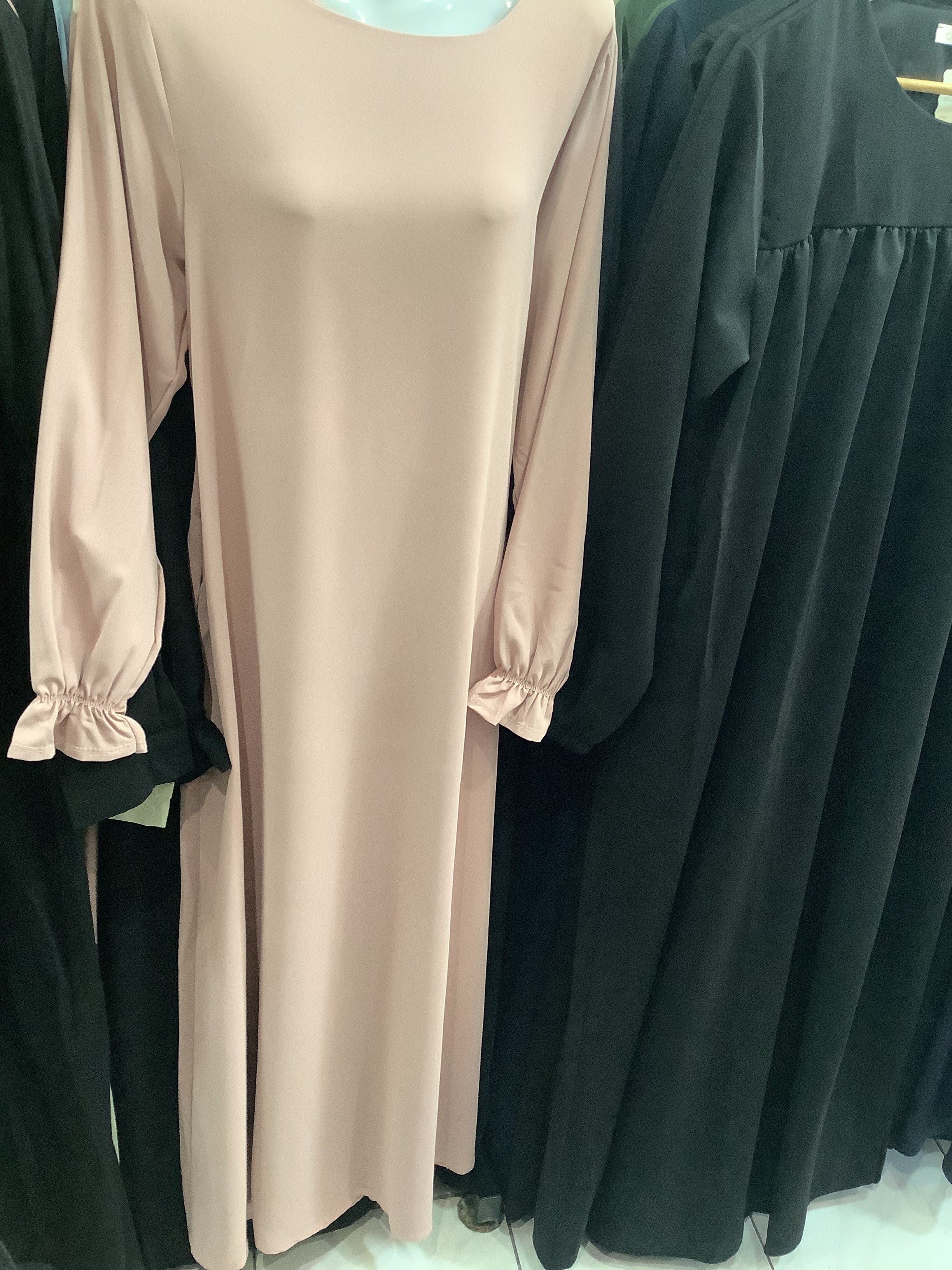 Robe manche élastique