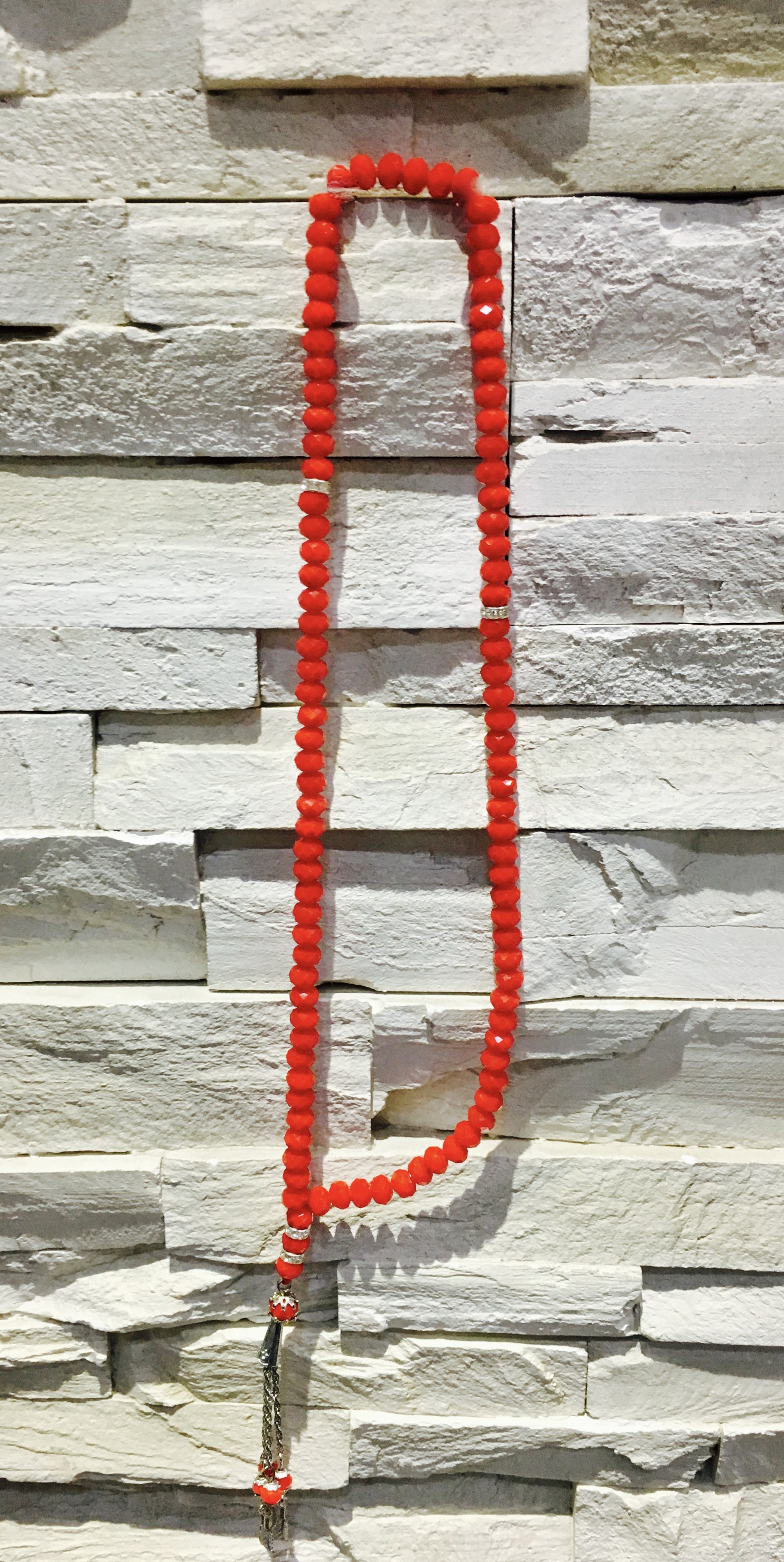 SABHA CRYSTAL 99 PERLES  ROUGE