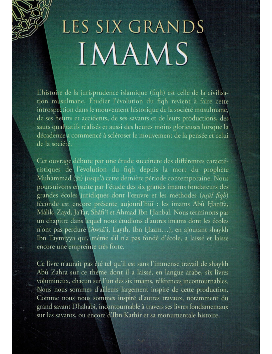 Les 6 grands imams : Abu Hanifa, Malik, Zyad, Ja’far, Shafi-i, Ahmad - Mostafa Brahami - Tawhid